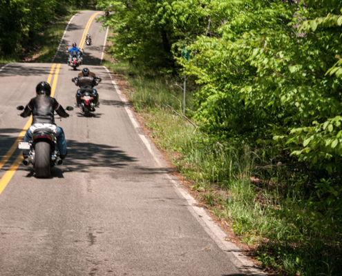 Scenic motorcycle-friendly road