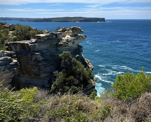 Coastal cliffs at The Gap, Sydney