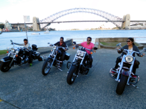 Harley Davidson tours and trike tours, Sydney.