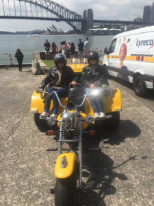 Birthday trike ride