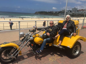 Harley trike tour Bondi Sydney