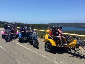 Troll Tours Harley trike ride, Sydney