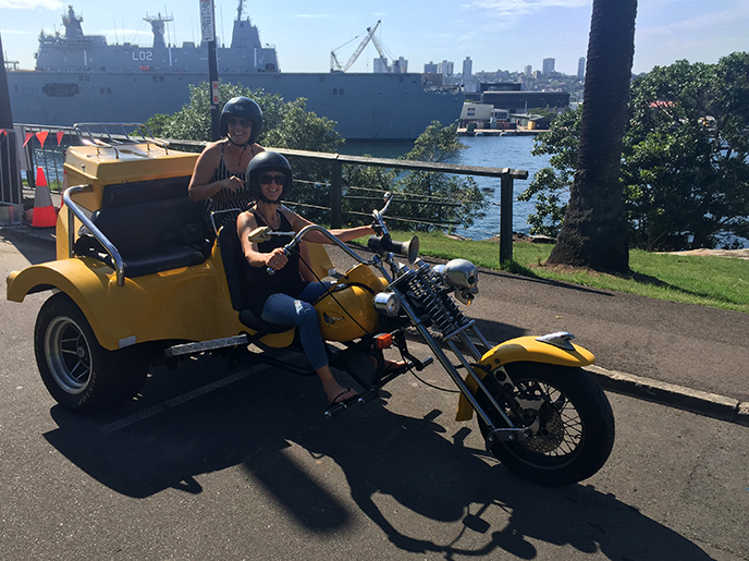 Harley trike tour Sydney
