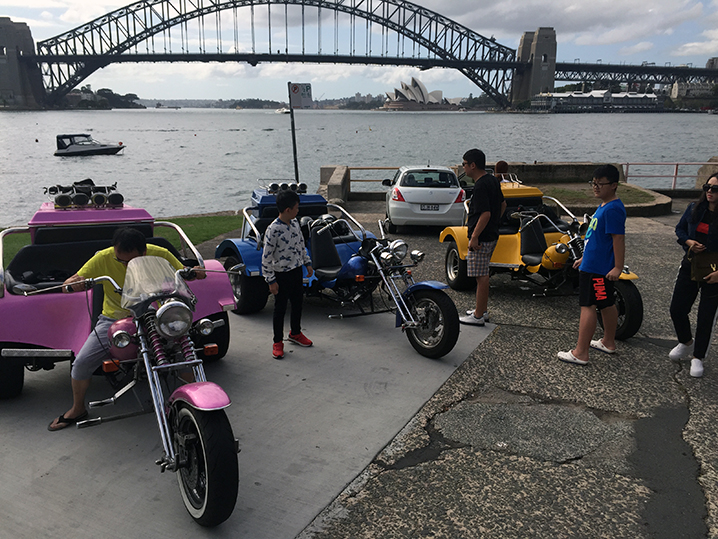 The 3 Bridges trike ride, Sydney