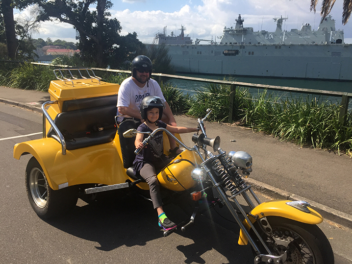 Harley-trike-tour-birthday-ride-surprise-Sydney