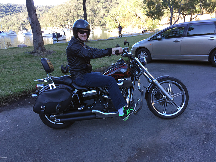 Harley ride, Ku-ring-gai Chase National Park, Sydney