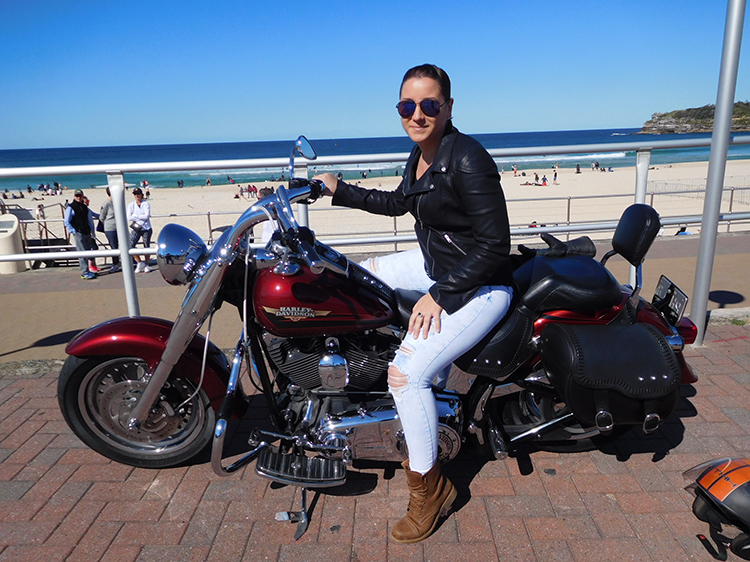 Harley tour was a present Bondi