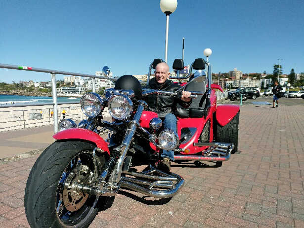 trike ride from Coogee, Sydney