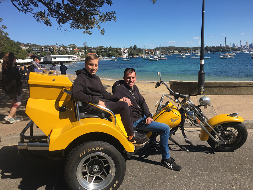 trike ride, 50th birthday present, a gift voucher