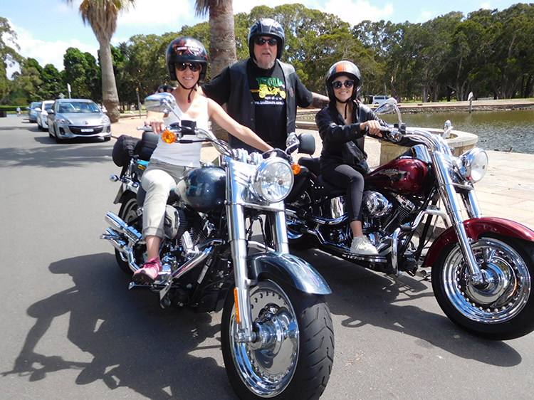 Harley tour in Sydney Australia