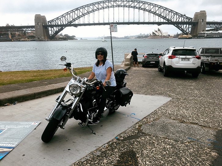 Harley ride present Sydney