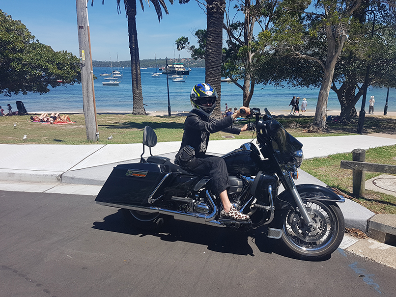 Harley tour birthday present Eastern Suburbs