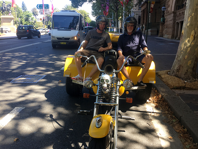trike 70th birthday tour