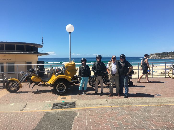 Harley and trike Sydney tour