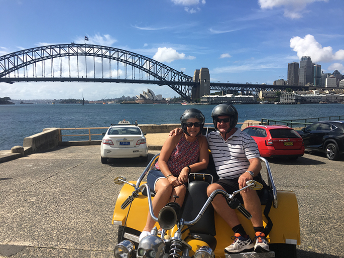 trike tour before cruising