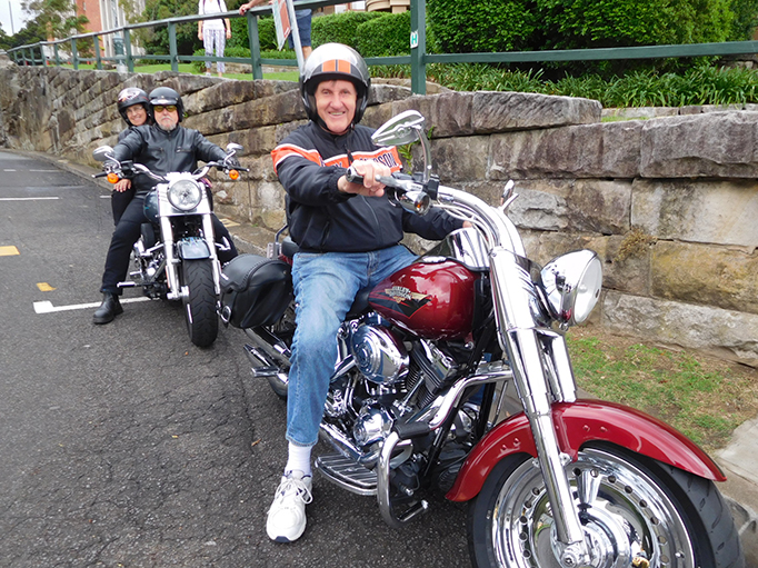 Harley ride over 3 Bridges Sydney