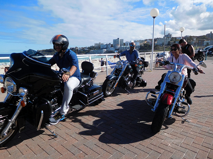 Harley tour Bondi Beach