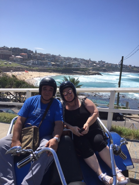 trike ride Bondi Beach