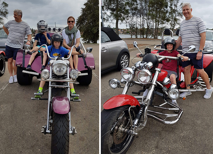 trike tour of 3 Bridges
