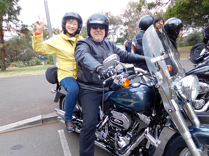 Harley tour Mrs Macquaries Chair Sydney