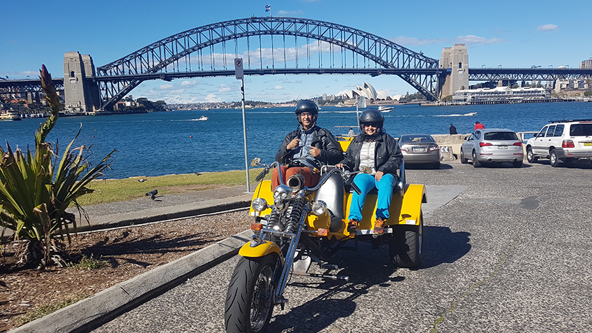 trike tour around Sydney