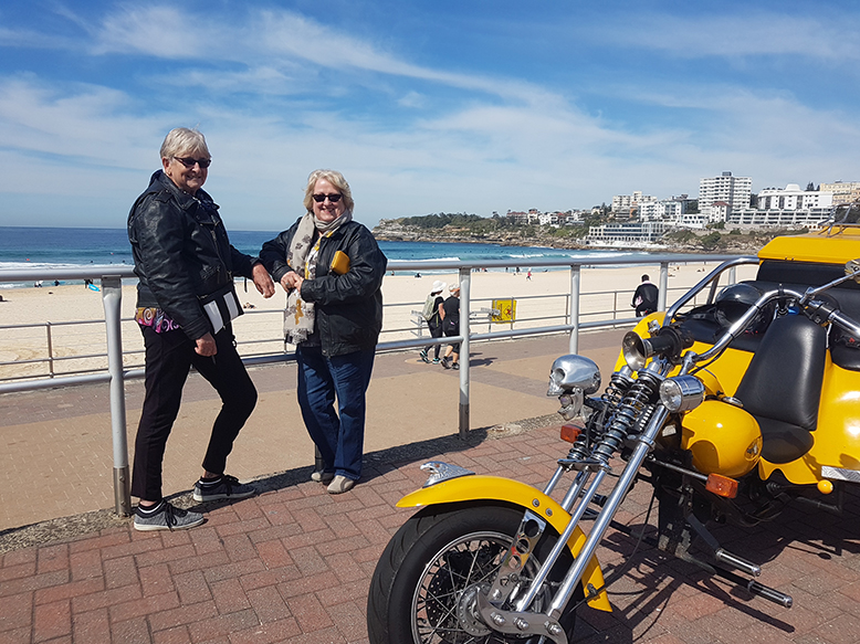 trike ride for Sydney theatre event