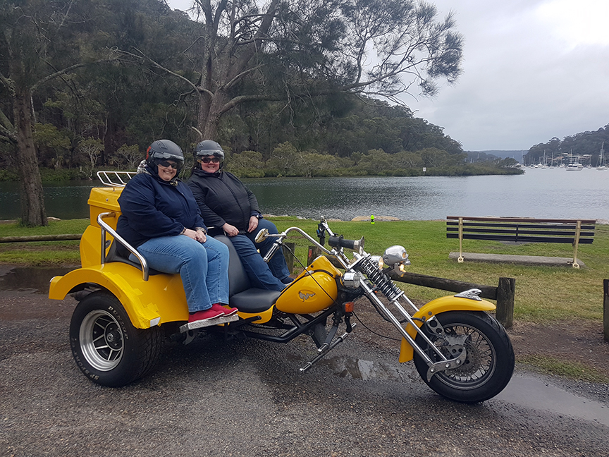 Beach Beauty birthday trike tour