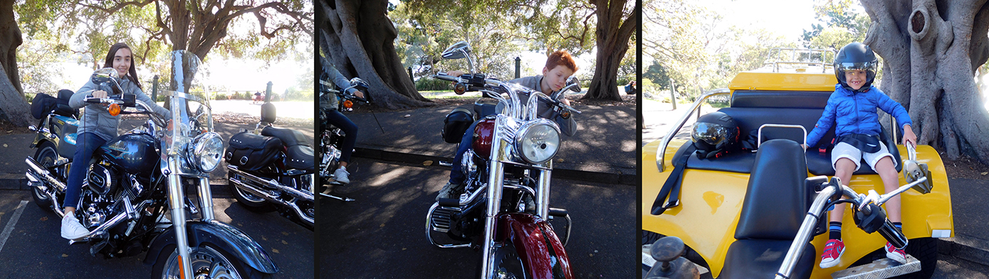 Harley and trike tour Sydney Australia