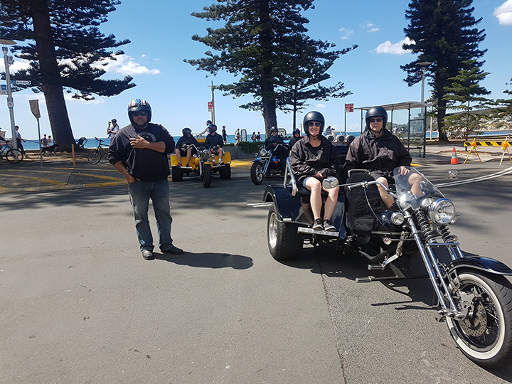 trike tour Manly to Bondi Beach Sydney