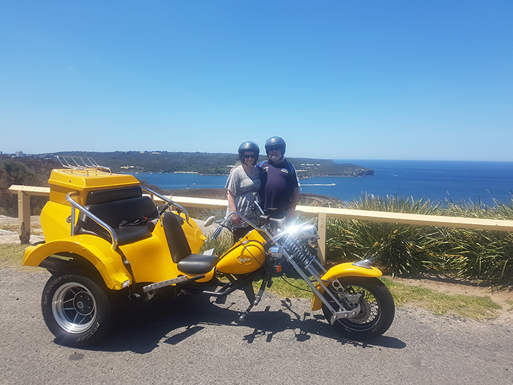 Beach Beauty birthday trike tour
