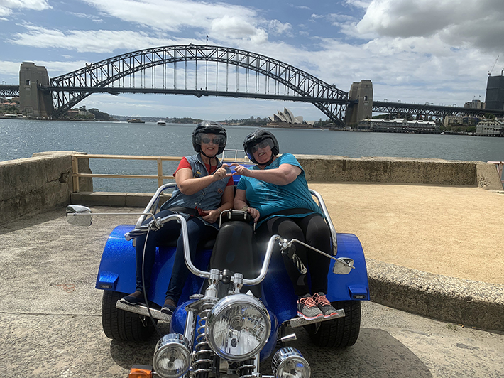 sisters trike tour around Sydney