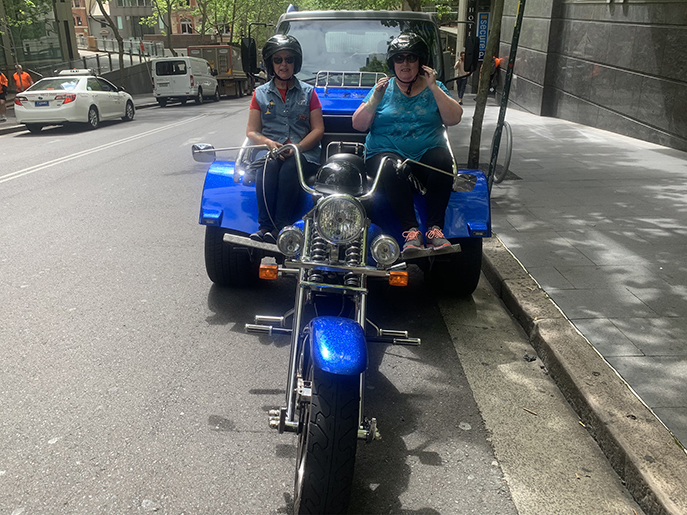 sisters trike tour around Sydney