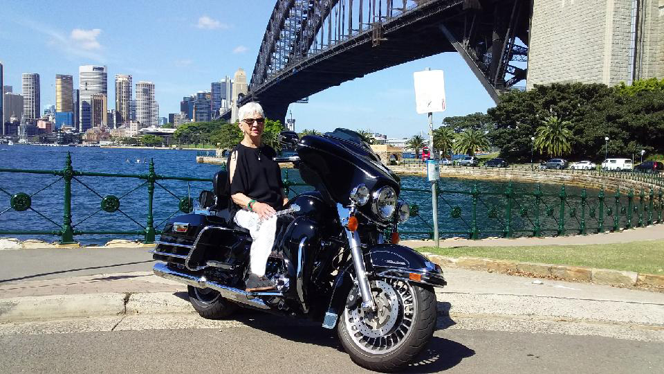 Harley tour around Sydney