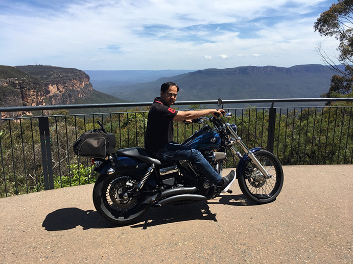 Harley Blue Mountains tour