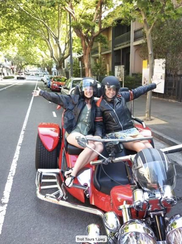 Sydney concert trike transfer