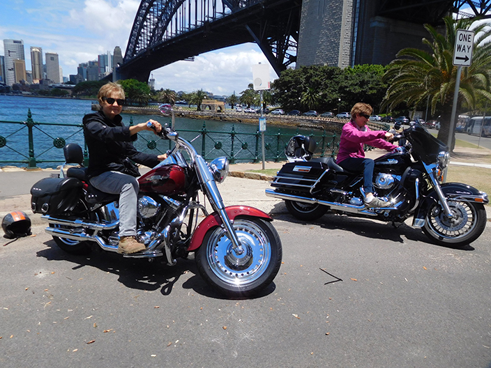 Harley tour Maroubra to Manly
