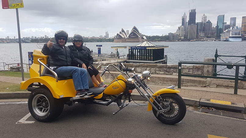 trike ride over 3 bridges