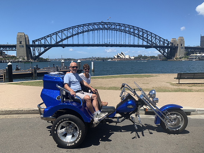 Sydney sightseeing trike ride