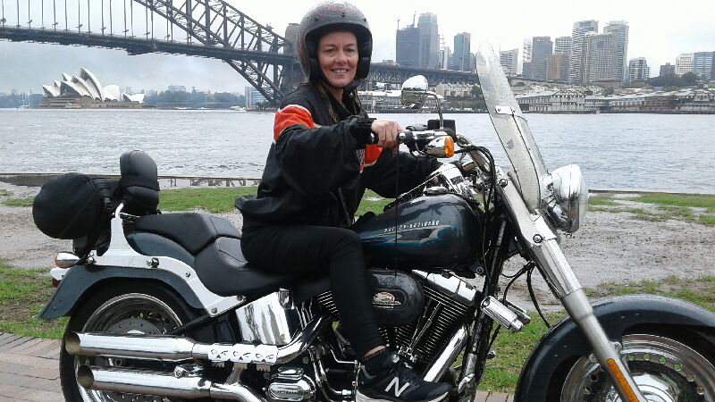 Harley tour through Sydney city
