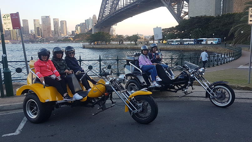 trike tour of Sydney