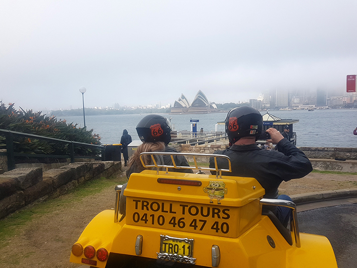 50th birthday trike tour of the 3 Bridges, Sydney