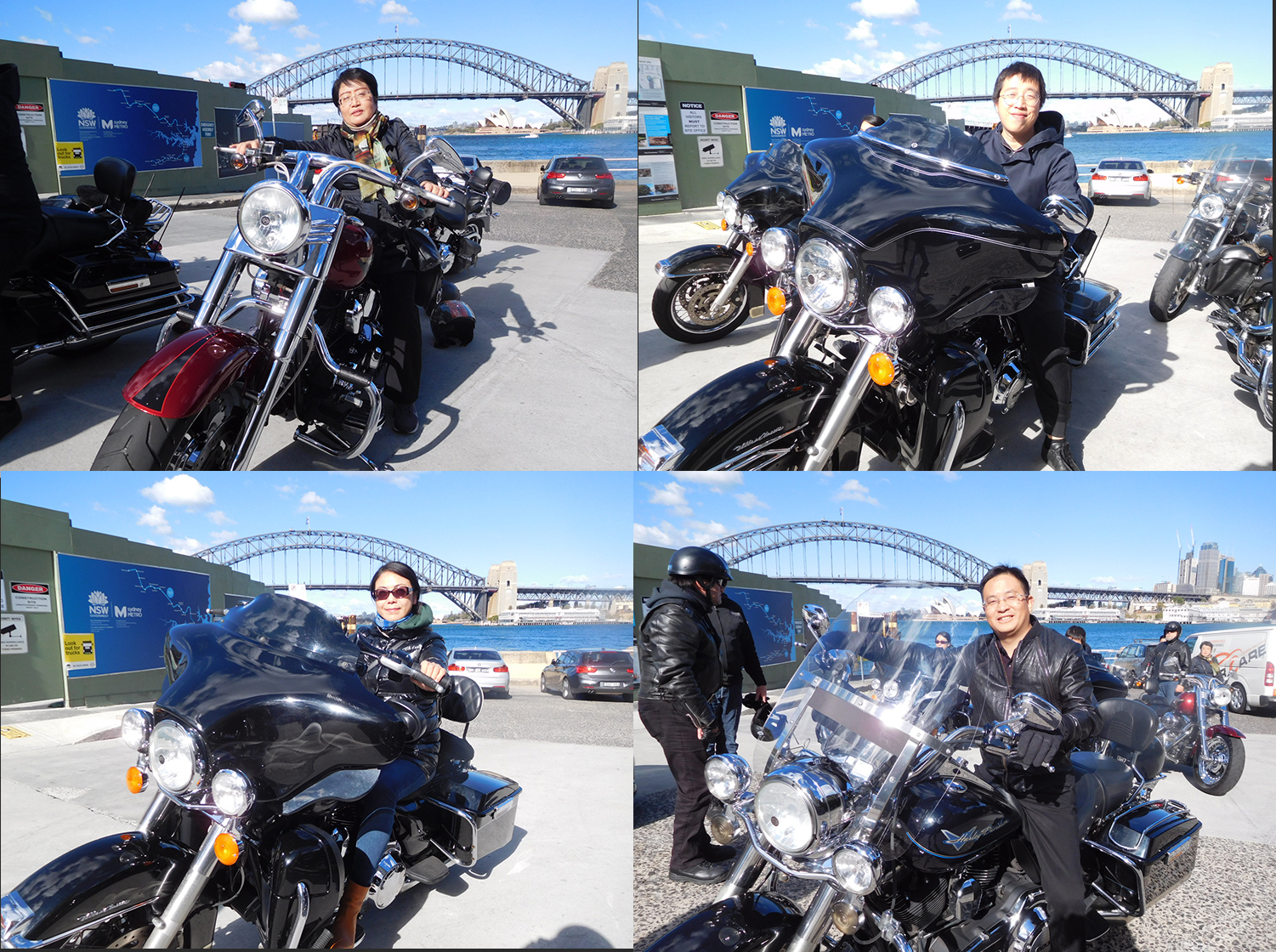 Sydney city Harley ride