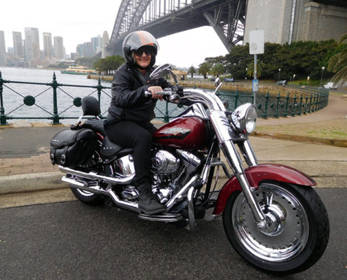 Harley ride transfer in Sydney