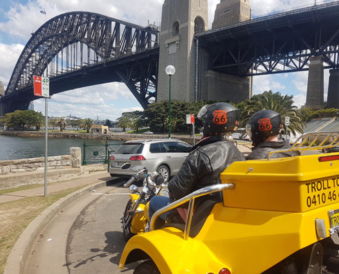 trike tour around 3 Bridges