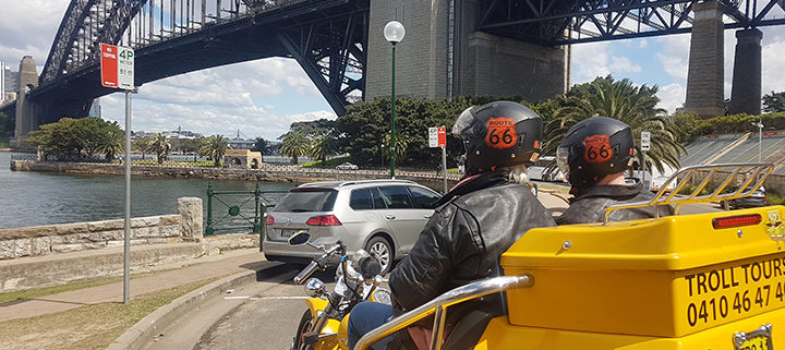 trike tour around 3 Bridges