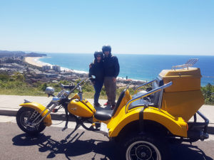 Surprise Northern Beaches trike tour for birthday