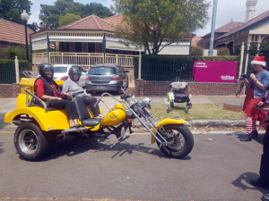 elderly passengers trike rides