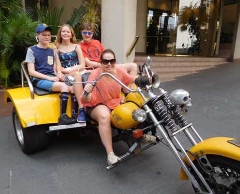 Harley trike family tour