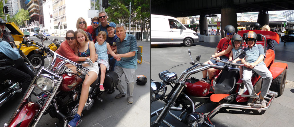 Harley trike family tour