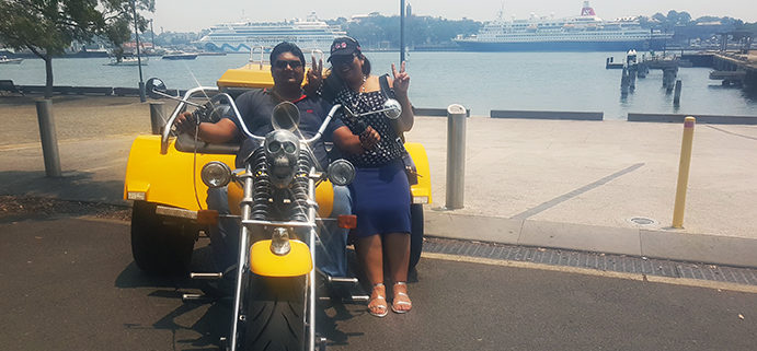 3 main bridges trike tour in Sydney